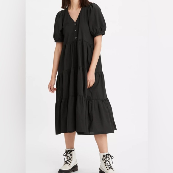 Levi’s - Women's Betty Midi Dress - Picture 2 of 11